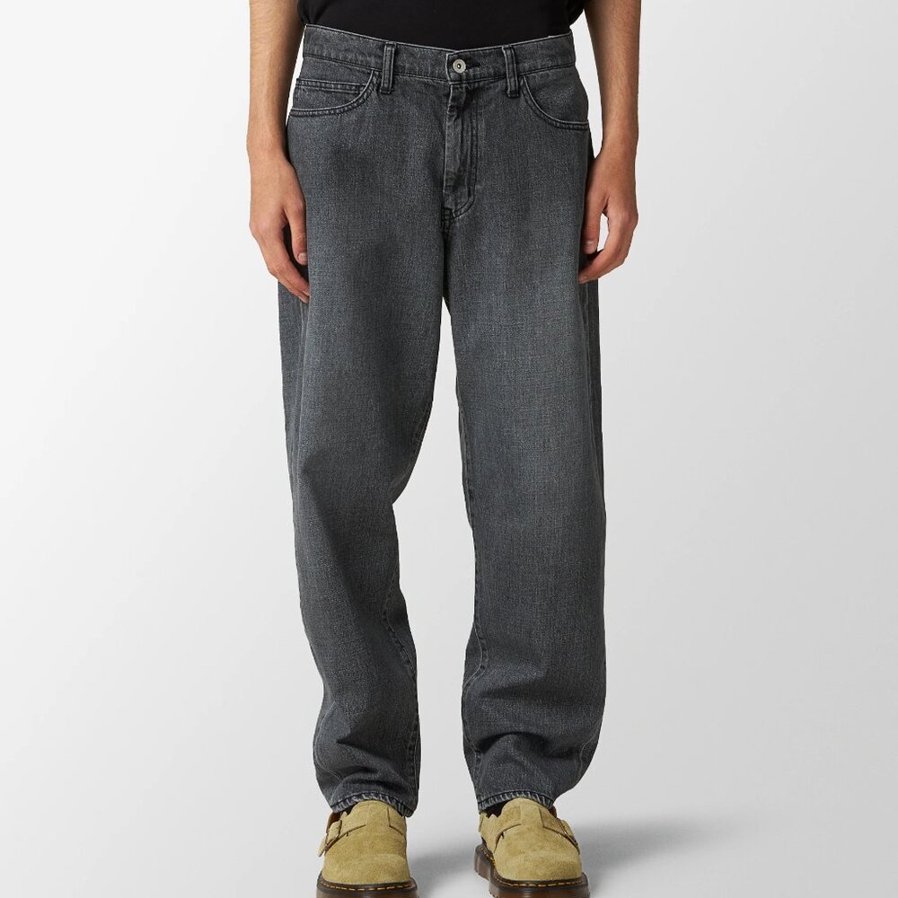 Neighborhood Baggy Silhouette Denim Pants Black